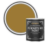 Rust-Oleum Yellow Furniture & Skirting Board Paint in Gloss Finish - Wet Harvest 750ML