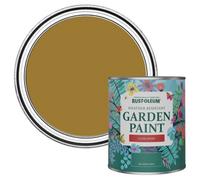 Rust-Oleum Yellow Mould-Resistant Garden Paint In Gloss Finish - Wet Harvest 750ml