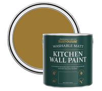 Rust-Oleum Yellow Washable Kitchen Wall Paint in Matt Finish - Wet Harvest 2.5L