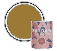 Rust-Oleum Yellow Moisture Resistant Bathroom Wood and Cabinet Paint in Satin Finish - WET HARVEST 750ml