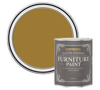 Rust-Oleum Yellow Furniture & Skirting Board Paint in Satin Finish - Wet Harvest 750ML, SHDRCT878, 0.75 Liters