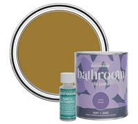 Rust-Oleum Yellow Water-Resistant Bathroom Tile Paint in Satin Finish - Wet Harvest 750ml