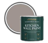 Rust-Oleum Brown Washable Kitchen Wall Paint in Matt Finish - Whipped Truffle 2.5L