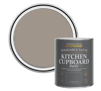 Rust-Oleum Brown Scrubbable Kitchen Cupboard Paint in Satin Finish - Whipped Truffle 750ml