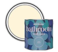 Rust-Oleum White Water-Resistant Bathroom Wall & Ceiling Paint - Clotted Cream 2.5L