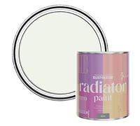 Rust-Oleum White Heat Resistant Radiator Paint in Satin Finish - Steamed Milk 750ml
