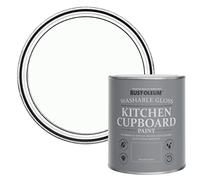 Rust-Oleum White Kitchen Cupboard Paint in Gloss Finish - Moonstone 750ml