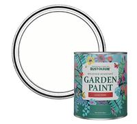 Rust-Oleum White Mould-Resistant Garden Paint In Gloss Finish - Chalk White 750ml