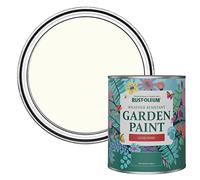 Rust-Oleum White Mould-Resistant Garden Paint In Gloss Finish - Porcelain 750ml