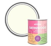 Rust-Oleum White Satinwood Interior Wood Paint - Antique White 750ml