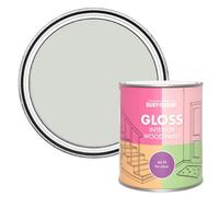 Rust-Oleum Grey Interior Wood Paint in Gloss Finish - Winter Grey 750ml