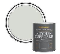 Rust-Oleum Grey Scrubbable Kitchen Cupboard Paint in Satin Finish - Winter Grey 750ml