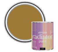 Rust-Oleum Yellow Heat Resistant Radiator Paint in Gloss Finish - Wet Harvest 750ml