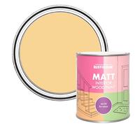 Rust-Oleum Mustard Matt Interior Wood Paint 750Ml