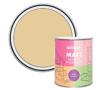Rust-Oleum Yellow Interior Wood Paint in Matt Finish - Sandstorm 750ml