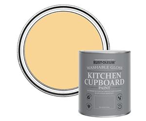 Rust-Oleum Yellow Kitchen Cupboard Paint in Gloss Finish - Mustard 750ml
