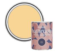 Rust-Oleum Yellow Moisture Resistant Bathroom Wood and Cabinet Paint in Gloss Finish - Mustard 750ml