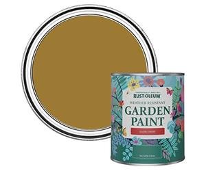 Rust-Oleum Yellow Mould-Resistant Garden Paint In Gloss Finish - Wet Harvest 750ml