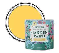 Rust-Oleum Yellow Mould-Resistant Garden Paint In Matt Finish - Lemon Jelly 2.5L
