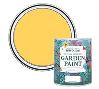 Rust-Oleum Yellow Mould Resistant Garden Paint in Matt Finish - Lemon Jelly 750ml