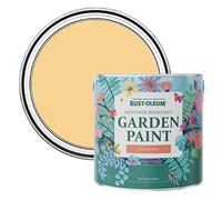 Rust-Oleum Yellow Mould-Resistant Garden Paint In Satin Finish - Mustard 2.5L