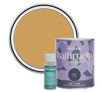 Rust-Oleum Yellow Water-Resistant Bathroom Tile Paint in Gloss Finish - Dijon 750ml