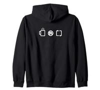Rust Programming Logo Coffee Rust Repeat Rust Coder Zip Hoodie