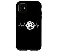 Rust Programming Logo Heartbeat Design Case for iPhone 11