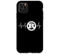 Rust Programming Logo Heartbeat Design Case for iPhone 11 Pro Max