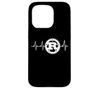 Rust Programming Logo Heartbeat Design Case for iPhone 15 Pro