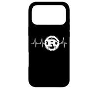 Rust Programming Logo Heartbeat Design Case for iPhone 17 Pro Max