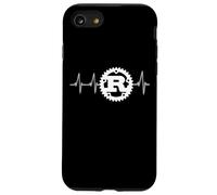 Rust Programming Logo Heartbeat Design Case for iPhone SE (2020) / 7/8