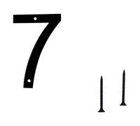 Rust-Proof Floating Houses Number Set, Metal Modern Address Plaques for Outdoor Yard Gate Mailbox with Nails Included Metal Houses Number for Outdoors