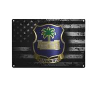 Rust-Proof Signs Metal Plaque Us Military 25Th Infantry Regiment Room Decor Durable Metal Tin Signs For Bar Pub Man Cave Kitchen S