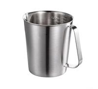 Rust-Proof Steel Measuring Jug 700ml Engraved Marks(2000ML) | Robust stainless build, fade-proof markings, 700ml size, sturdy handle, long-lasting use