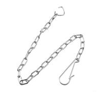 Rust-Proof Toilet Tank Lift Chain Silver Finish