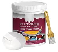 Rust Removal Converter Metallic Paint, 2-in-1 Rust Converter & Metal Primer, Anti-Rust Paint Rust Removal Conversion Agent, Water Based Metallic Paint, Multi-Functional Rust Converter (White)