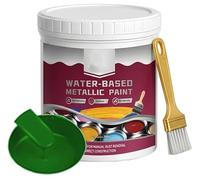 Rust Removal Converter Metallic Paint, 2-in-1 Rust Converter & Metal Primer, Anti-Rust Paint Rust Removal Conversion Agent, Water Based Metallic Paint, Multi-Functional Rust Converter (Green)