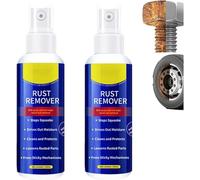 Rust Remover For Metal, Multiple Rust Stain Remover Converter Spray, Fast Acting Removes Rust Back To Bare Metal, For Steel & Iron, Effectively Converts, Fast-Acting, For Metal, Car, Steel (2PC)