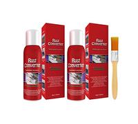 Rust Remover for Metal,Water-Based Metal Rust Remover,Rust Inhibitor,Multi Purpose Anti-Rust Protection Car Coating Primer, Antirouille Pour Automobile, with Brush (2 Pack)