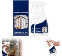 Rust Remover Spray for Metal, 120ml Powerful Rust Remover Heavy Duty Metal Cleaner, Multipurpose Rust Stain Remover for Metal, Stainless Steel, Automotive Parts, Fast Acting (2PCS)