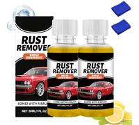 Rust Remover Spray for Metal, Car Rust Removal Spray, 30ml Automotive Cleaning Agent, Heavy Duty Metal RustDissolver - for Automotive RV Truck Sedan Pickup Motorcycles (2)
