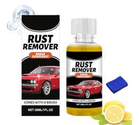 Rust Remover Spray for Metal, Car Rust Removal Spray, 30ml Automotive Cleaning Agent, Heavy Duty Metal RustDissolver - for Automotive RV Truck Sedan Pickup Motorcycles (1)