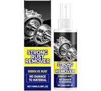 Rust Remover Spray for Metal, Multipurpose Rust Stain Remover, Heavy Duty Metal Cleaner for Vehicles, Tools, Chains, Iron Out Rust Stain Remover, 100ML (1Pcs)