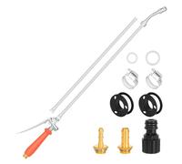 Rust-Resistant 29Inch Metal Nozzle Ergonomic Handle for Extended Outdoor and Vehicle Maintenance Flexible Garden Watering Wand