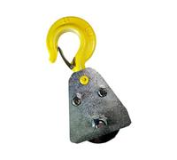 Rust Resistant Alloy Steel Cable Pulley Ideal for Industrial and Outdoor Use 1Ton Hook for Professional Rigging Capacity