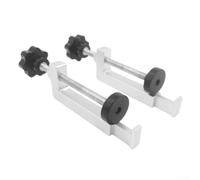 Rust Resistant Aluminum Guide Rails for Circular Saw, Beveled Cutting, Standard T Track (1pair Clamps)