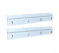 Rust-Resistant Aluminum Hanging Strips With Z-Shaped Concealed Hooks For Secure And Sleek Wall Mounting Of Artwork And Display Panels With Minimal Gap(6in)