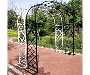 Rust-resistant Metal Garden Rose for Backyard and Patio Available in Widths from 140cm to 340cm (Color:) - Outdoor Decor Perfect for Landscaping and Flowerbeds