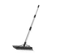 Rust Resistant Metal Tool Designed for Comfortable Gardening Tasks Including Moss Removal and Earth Leveling Friendly Garden Tool